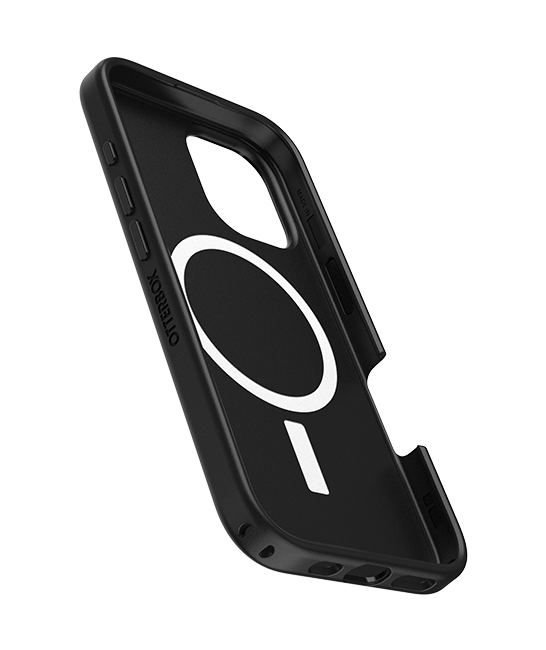 OtterBox Symmetry Series+ with MagSafe Case - iPhone 16 - Black  (Product view 4)