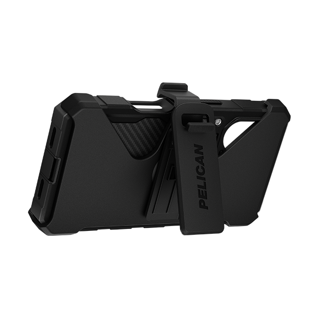 Pelican Shield Carbon Fiber MagSafe Case w/Holster - iPhone 17 Pro