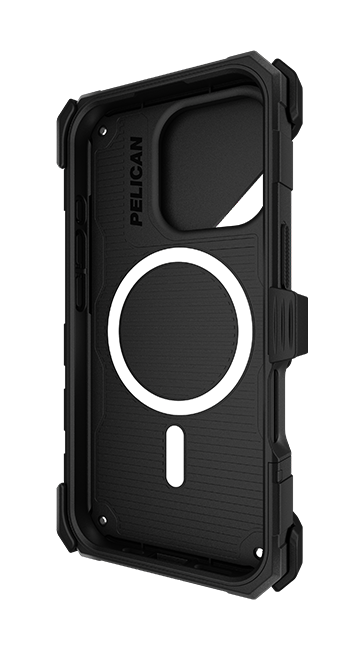 Estuche y funda Pelican Shield Carbon Fiber con MagSafe para iPhone 16 Pro