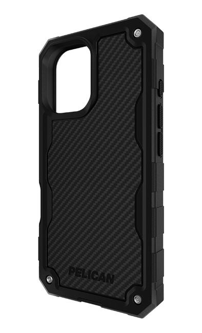 Estuche y funda Pelican Shield Carbon Fiber con MagSafe para iPhone 16