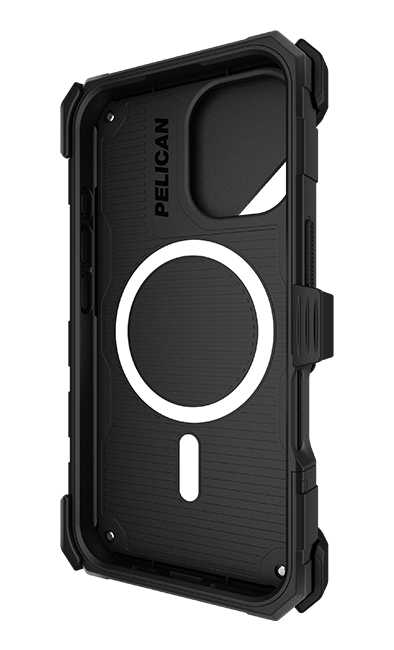 Estuche y funda Pelican Shield Carbon Fiber con MagSafe para iPhone 16
