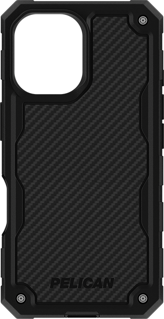 Estuche y funda Pelican Shield Carbon Fiber con MagSafe para iPhone 16