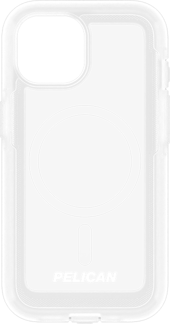 Pelican Voyager with MagSafe Case and Holster - iPhone 16e/15/14/13 - Clear  (Product view 1)