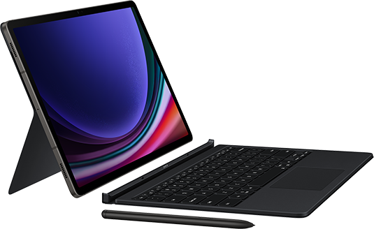 Samsung Book Cover Keyboard - Samsung Tablet S9+ - Black  (Product view 1)