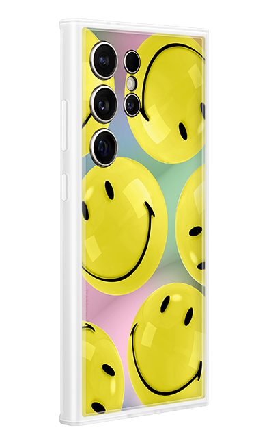 Samsung FlipSuit Case Smiley Interactive Card - Samsung Galaxy S24 Ultra