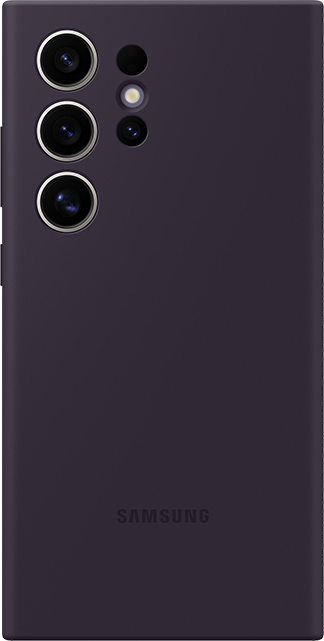 Black Silicone Galaxy S24 Ultra Case