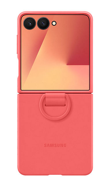 Estuche de silicona con anillo Samsung para Samsung Galaxy Z Flip7