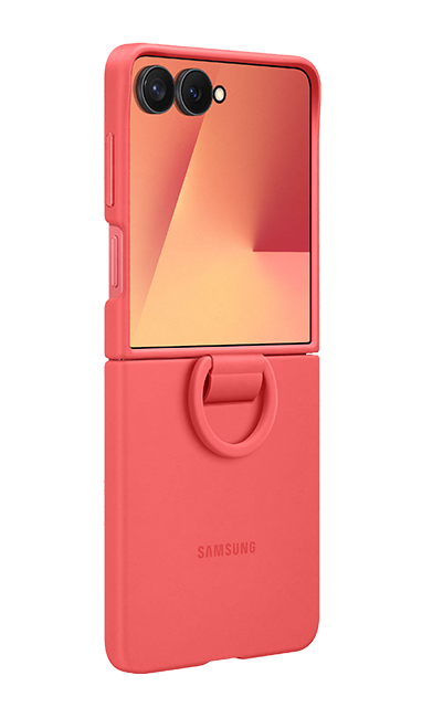 Estuche de silicona con anillo Samsung para Samsung Galaxy Z Flip7