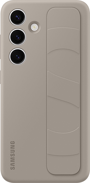 Samsung Standing Grip Case - Samsung Galaxy S24 - Taupe  (Product view 1)