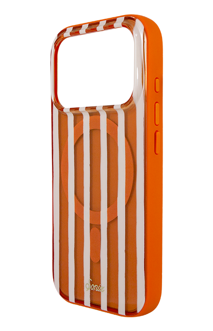 Sonix Abstract Stripe Pumpkin MagSafe Case - iPhone 17 Pro