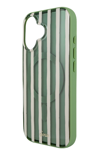 Estuche Sonix Abstract Stripe Sage con MagSafe para el iPhone 17