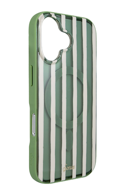 Estuche Sonix Abstract Stripe Sage con MagSafe para el iPhone 17