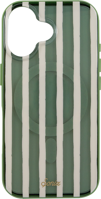 Estuche Sonix Abstract Stripe Sage con MagSafe para el iPhone 17