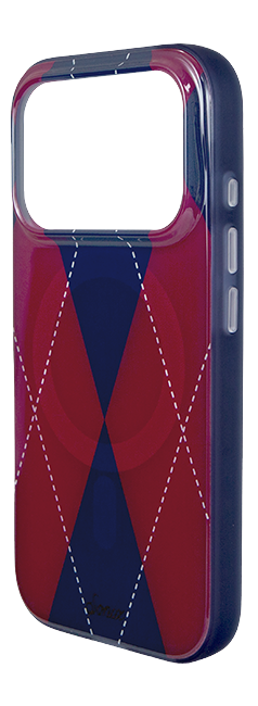 Sonix Argyle Red/Blue MagSafe Case - iPhone 18 Pro/17 Pro