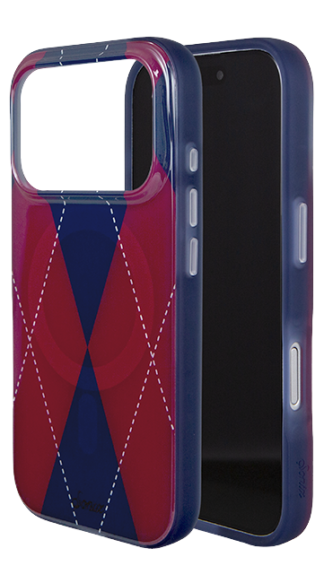 Sonix Argyle Red/Blue MagSafe Case - iPhone 18 Pro/17 Pro