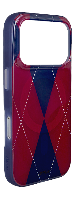 Sonix Argyle Red/Blue MagSafe Case - iPhone 18 Pro/17 Pro