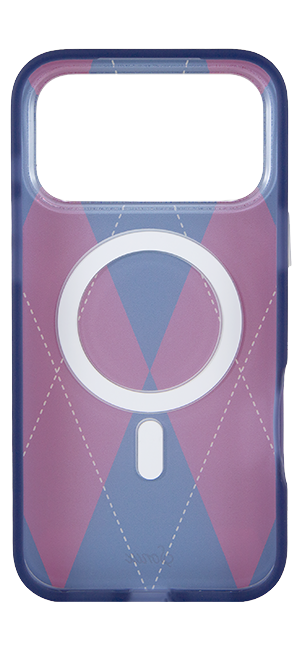Sonix Argyle Red/Blue MagSafe Case - iPhone 18 Pro Max/17 Pro Max