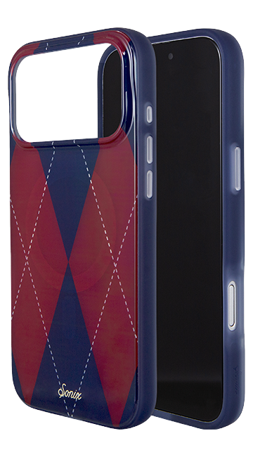 Sonix Argyle Red/Blue MagSafe Case - iPhone 18 Pro Max/17 Pro Max