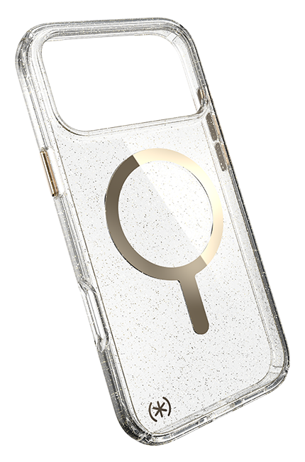 Speck Presidio Lux Giltter/Gold Metallic MagSafe Case - iPhone 17 Pro Max