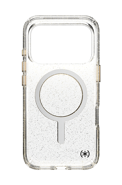 Speck Presidio Lux Glitter/Gold Metallic MagSafe Case - iPhone 17 Pro