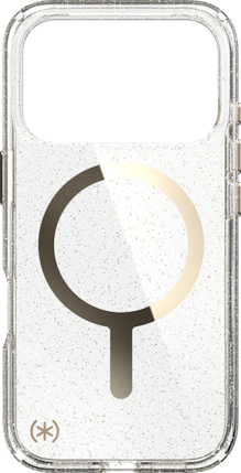 Presidio Lux Glitter/Gold Metallic MagSafe Case - iPhone 17 Pro