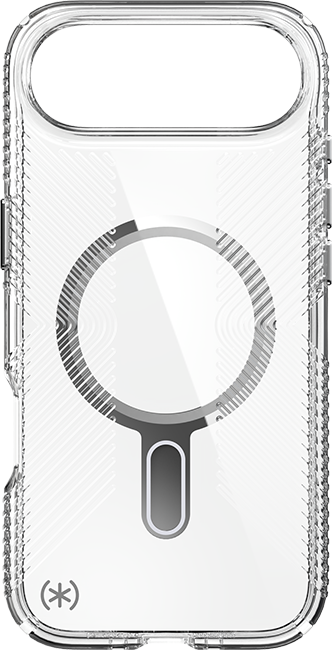 Estuche Speck Presidio Perfect-Clear Grip Chrome ClickLock MagSafe para el iPhone Air