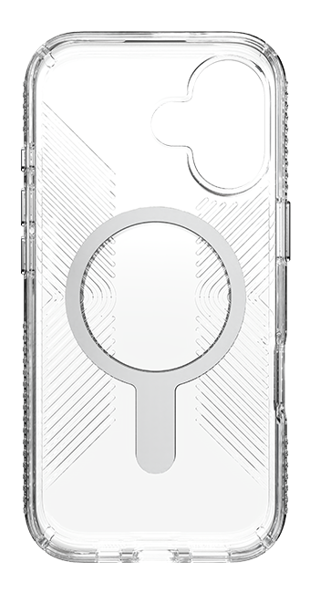 Speck Presidio Perfect-Clear Grip Chrome ClickLock MagSafe Case - iPhone 17