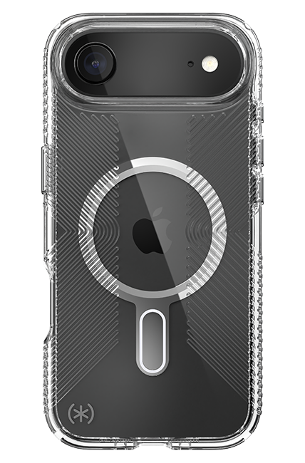 Speck Presidio Perfect-Clear Grip Chrome ClickLock MagSafe Case - iPhone Air