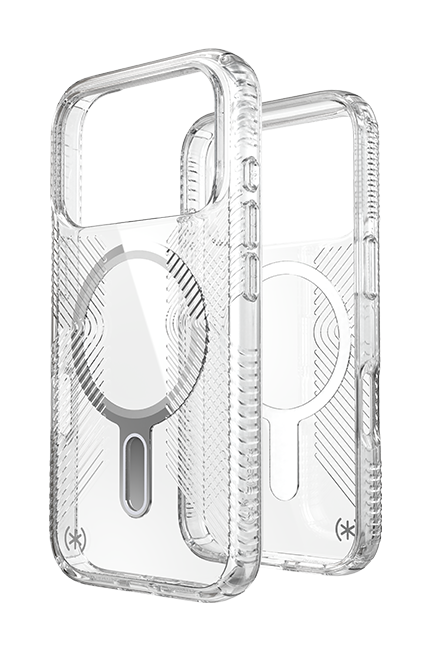 Estuche Speck Presidio Perfect Grip Chrome ClickLock con MagSafe para iPhone 17 Pro