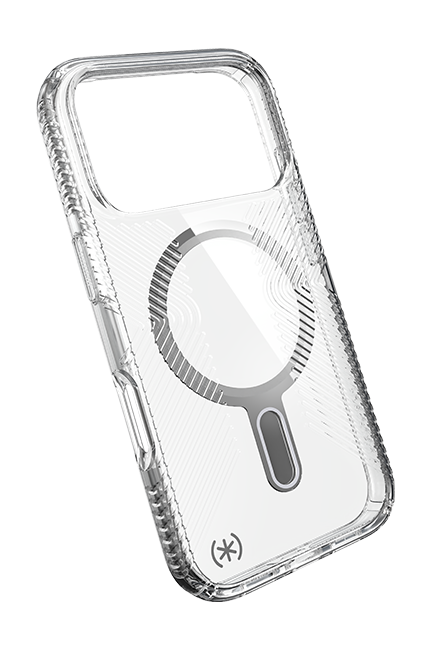 Estuche Speck Presidio Perfect Grip Chrome ClickLock con MagSafe para iPhone 17 Pro