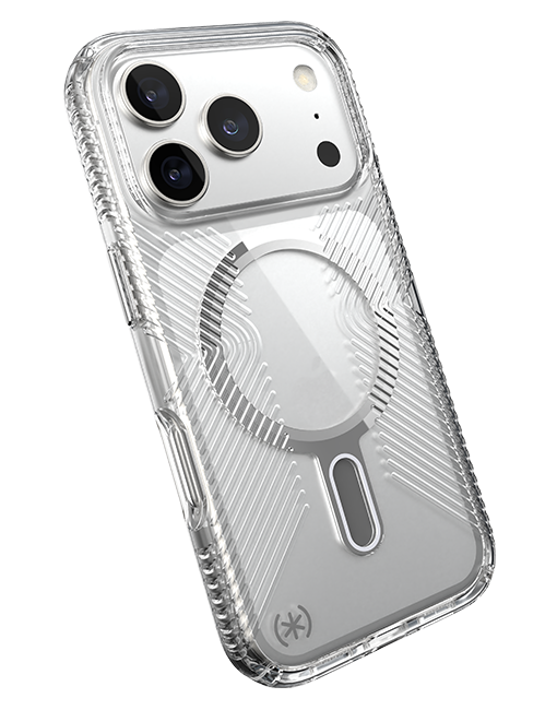 Speck Presidio Perfect Grip Chrome ClickLock MagSafe Case - iPhone 17 Pro