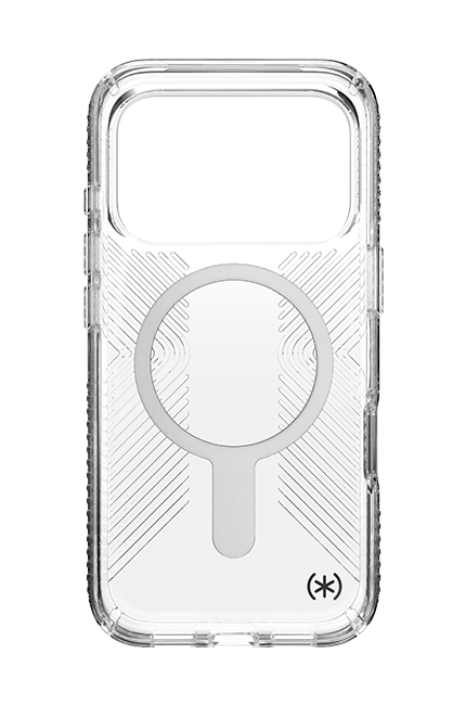 Estuche Speck Presidio Perfect Grip Chrome ClickLock con MagSafe para iPhone 17 Pro