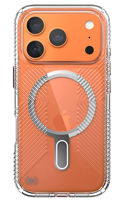 Speck Presidio Perfect Grip Chrome ClickLock MagSafe Case - iPhone 17 Pro