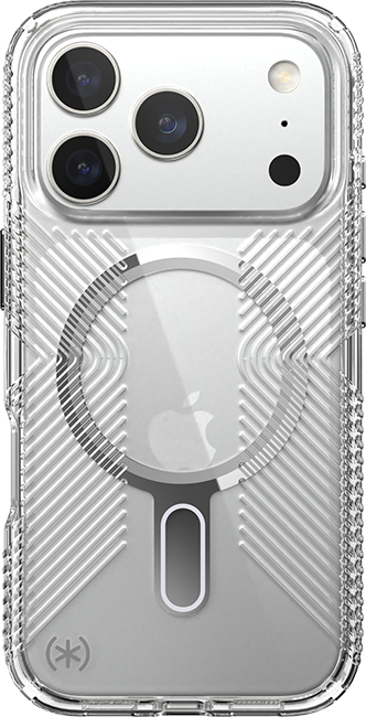 Speck Presidio Perfect Grip Chrome ClickLock MagSafe Case - iPhone 17 Pro