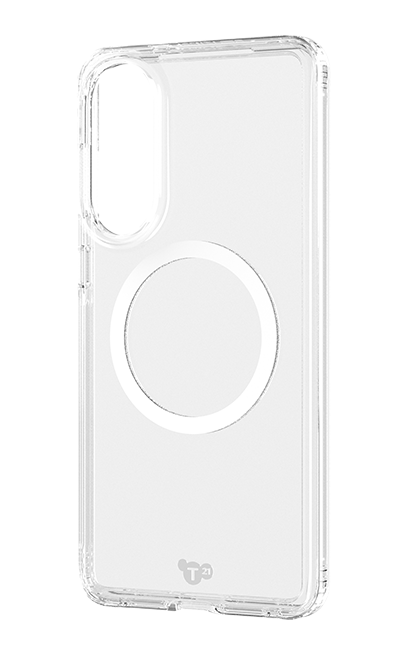 Estuche Tech21 EvoClear + Magnet para Samsung Galaxy S25 Edge