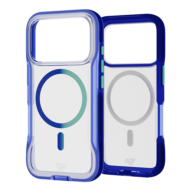 Tech21 EvoPro Electric Blue/Jelly Mint MagSafe Case - iPhone 17 Pro Max