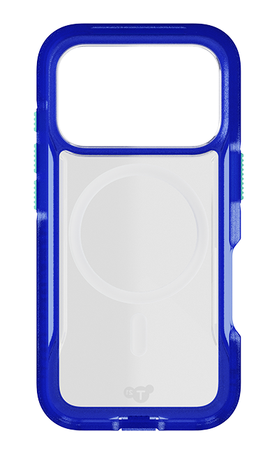 Tech21 EvoPro Electric Blue/Jelly Mint MagSafe Case - iPhone 17 Pro Max