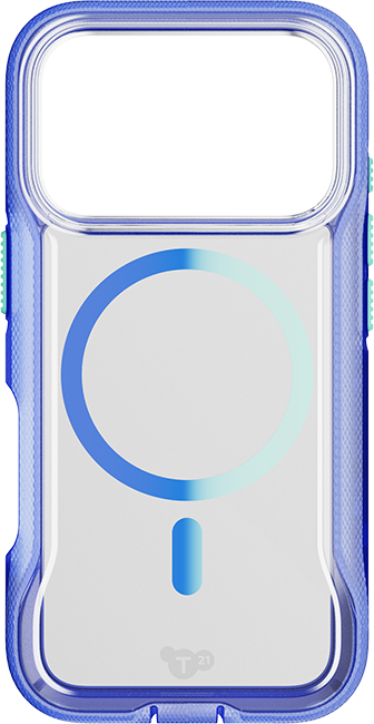 Tech21 EvoPro Electric Blue/Jelly Mint MagSafe Case - iPhone 17 Pro Max
