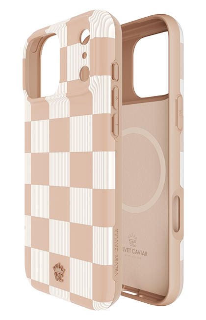 Velvet Caviar Nude Vibe Checker MagSafe Case - iPhone 17 Pro Max