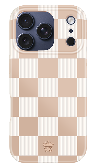 Velvet Caviar Nude Vibe Checker MagSafe Case - iPhone 17 Pro