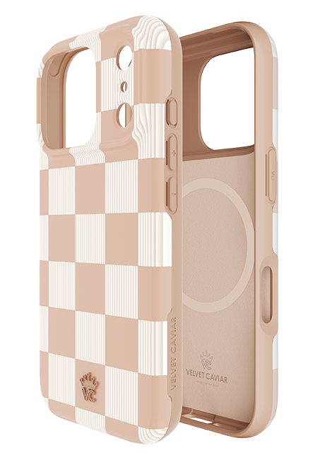 Velvet Caviar Nude Vibe Checker MagSafe Case - iPhone 17 Pro