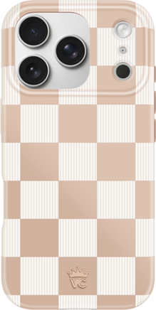 Velvet Caviar Nude Vibe Checker MagSafe Case - iPhone 17 Pro