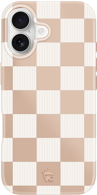 Velvet Caviar Nude Vibe Checker MagSafe Case - iPhone 17