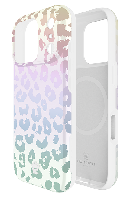 Estuche Velvet Caviar White Opal Leopard con MagSafe para el iPhone 17 Pro