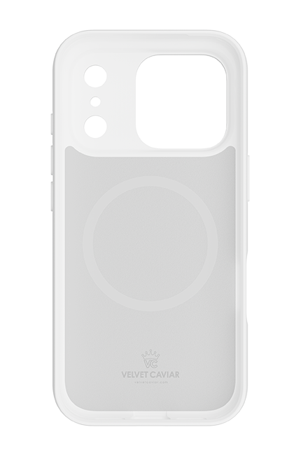 Estuche Velvet Caviar White Opal Leopard con MagSafe para el iPhone 17 Pro