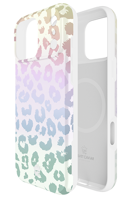 Velvet Caviar White Opal Leopard MagSafe Case - iPhone 17