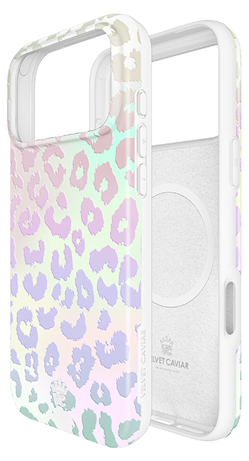 Velvet Caviar White Opal Leopard MagSafe Case - iPhone 18 Pro Max/17 Pro Max