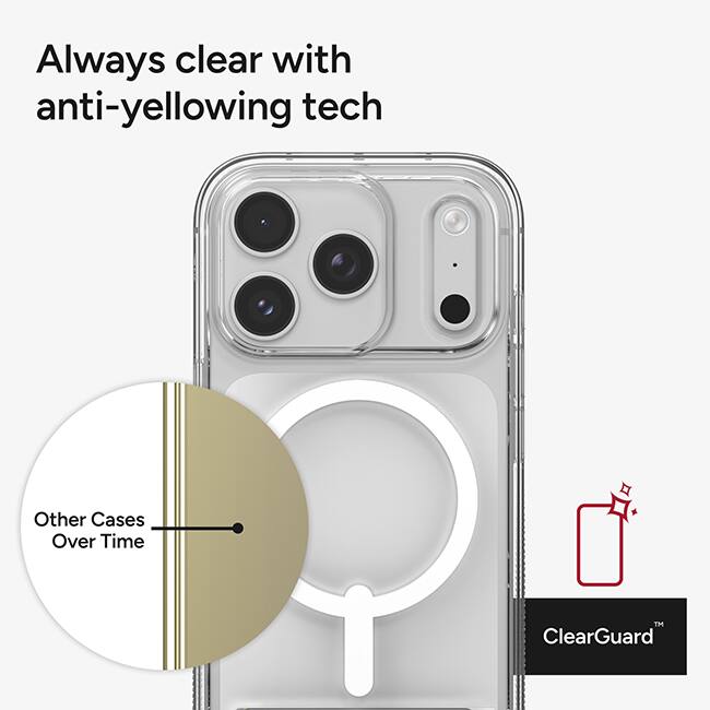 ZAGG Crystal Palace Snap Case with Kickstand - iPhone 18 Pro/17 Pro