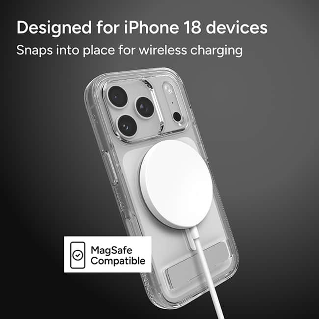 ZAGG Crystal Palace Snap Case with Kickstand - iPhone 18 Pro/17 Pro