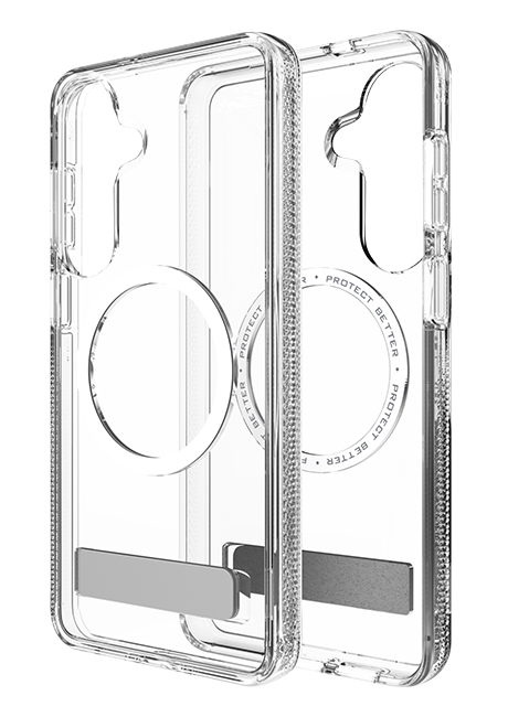 ZAGG Crystal Palace Snap Magnet Case with Kickstand - Samsung Galaxy S26+ - Clear  (Product view 7)